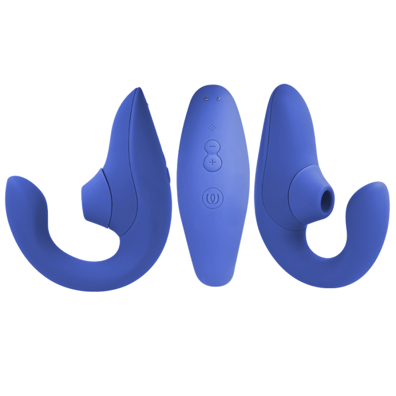 Alternative view of WOMANIZER - BLEND RABBIT VIBRATOR STIMULATOR VIBRANT BLUE