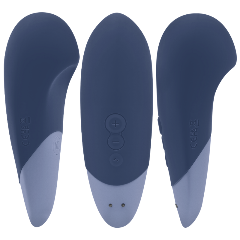 Alternative view of WOMANIZER - VIBE LAY-ON SILENT VIBRATOR DARK BLUE