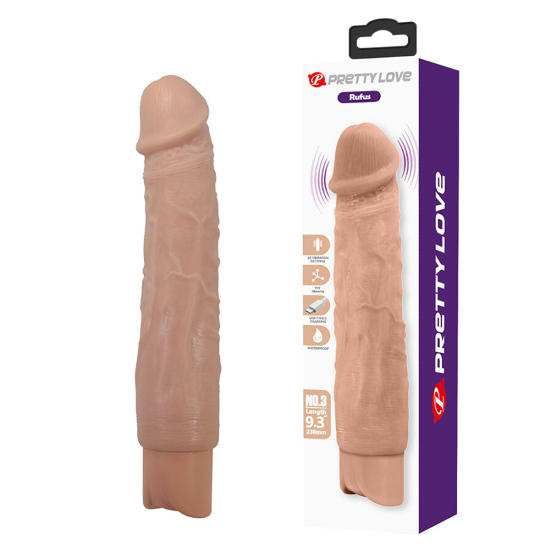 Alternative view of PRETTY LOVE - RUFUS FLEXIBLE REALISTIC VIBRATOR