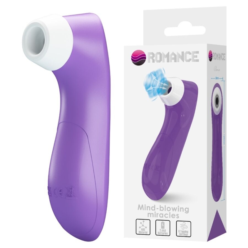 Alternative view of ROMANCE - CLITORAL SUCTION TOOL WITH PULSATION TECHNOLOGY PURPLE