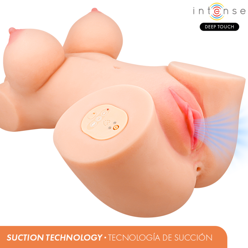 Alternative view of INTENSE DEEP TOUCH - VERO TORSO VAGINA WITH SUCTION, HEAT, VIBRATION AND VOICE EFFECTS WITH REMOTE CONTROL 5.5 KG