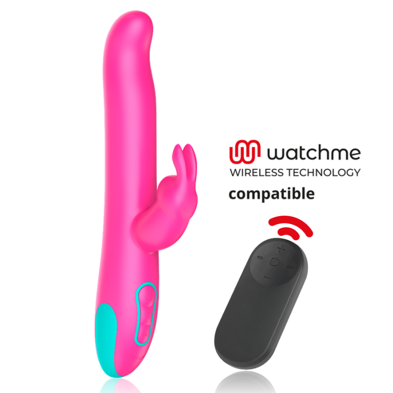 HAPPY LOKY - PLUTO RABBIT VIBRATOR ROTATOR WATCHME WIRELESS TECHNOLOGY COMPATIBLE