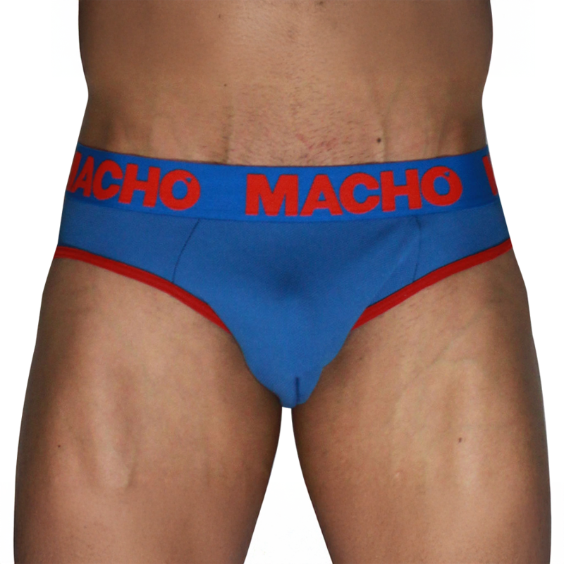 Alternative view of MACHO - MCH005 CLASSIC SLIP BLUE + RED S