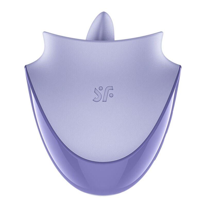 Alternative view of SATISFYER - TONGUE DANCER CLITORAL STIMULATOR WITH VIBRATION AND PULSATIONS LILAC
