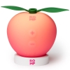 Pink plastic sphere with a green propeller on top, resting on a white ROMP-branded base.