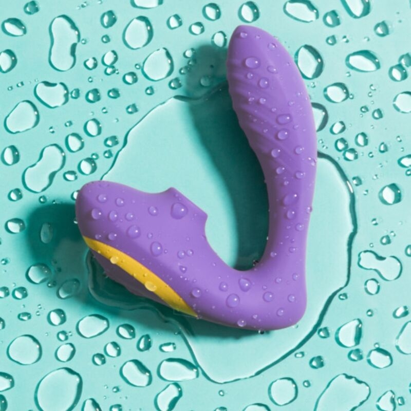Alternative view of ROMP - REVERB G-SPOT STIMULATOR AND CLITORAL SUCTION DEVICE PURPLE