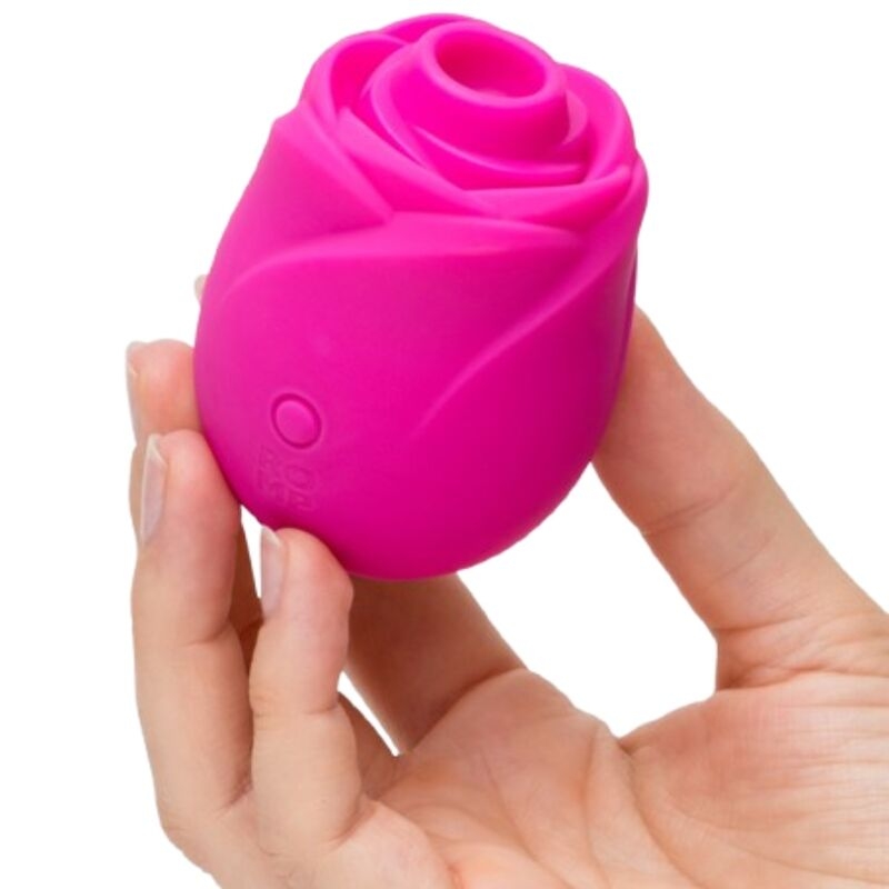 Alternative view of ROMP - ROSE PINK-SHAPED CLITORAL SUCTION TOOL