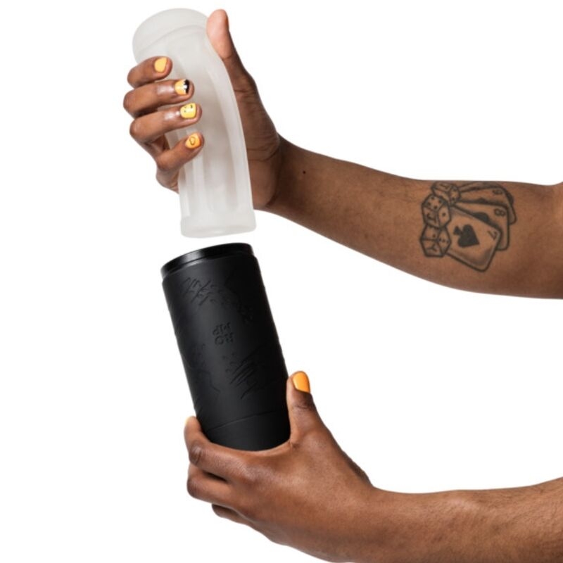 Alternative view of ROMP - DASH MALE MASTURBATOR WITH SUCTION CONTROL 20 CM