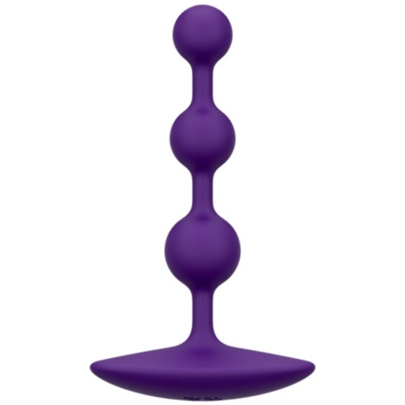 ROMP - AMP PURPLE FLEXIBLE SILICONE ANAL BEADS 12.5 CM PURPLE