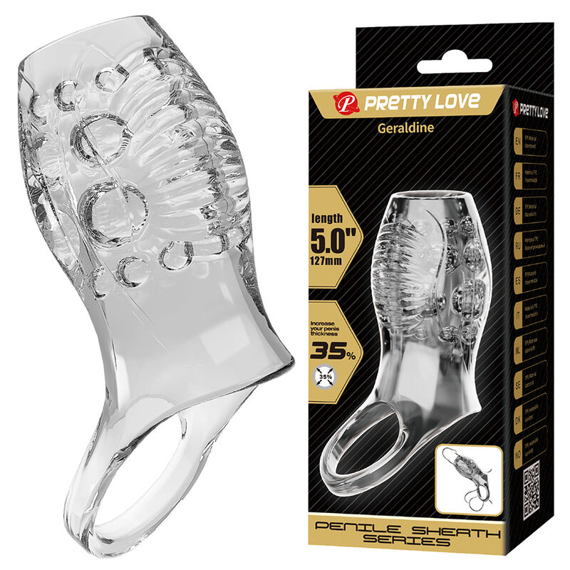 Alternative view of PRETTY LOVE - GERALDINE THICKENING TEXTURED TRANSPARENT FUNDA