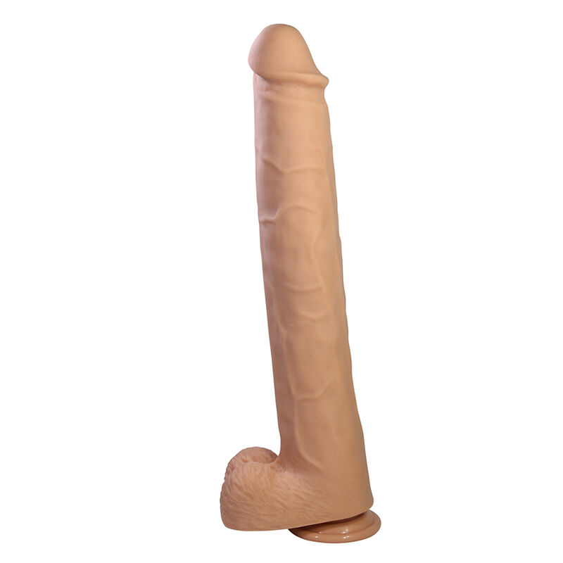 Alternative view of PRETTY LOVE - PAT FLEXIBLE REALISTIC DILDO WITH SUCTION CUP FLESH 40 CM -Ø- 6 CM