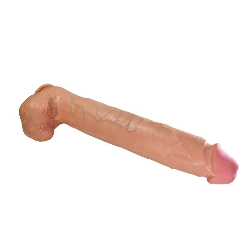 Alternative view of PRETTY LOVE - RAEL FLEXIBLE REALISTIC DILDO WITH SUCTION CUP 40 CM -Ø- 6 CM BROWN