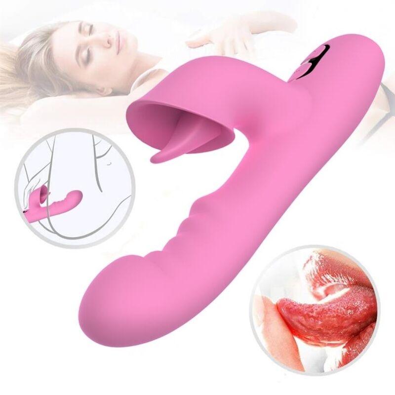 Alternative view of NALONE - T-MAY RABBIT VIBRATOR WITH PUSH AND OSCILLATING MOTION