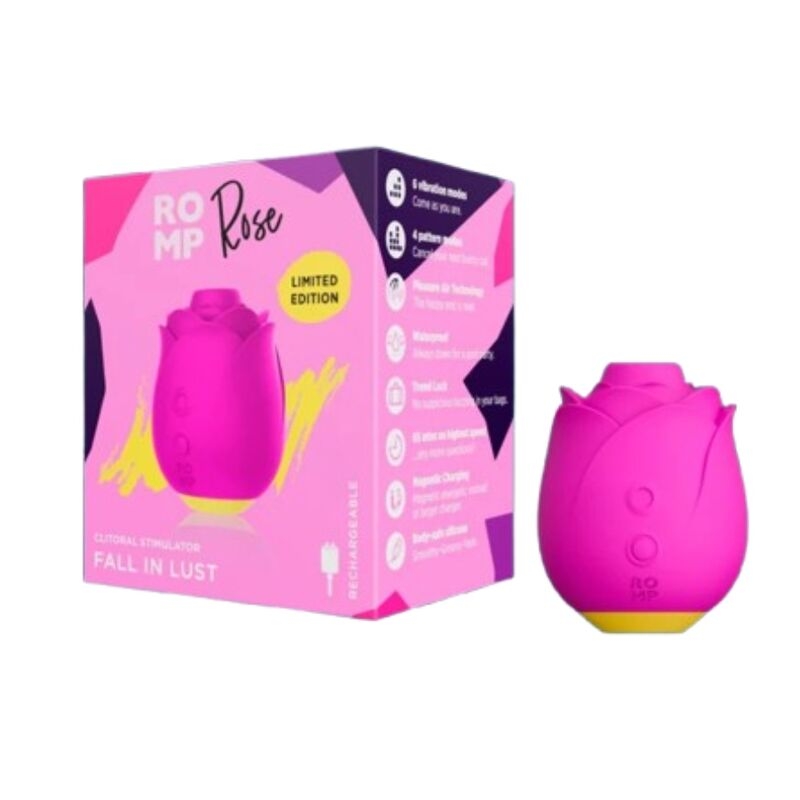 Alternative view of ROMP - ROSE 2.0 CLITORAL SUCTION TOOL PINK SHAPE LIMITED EDITION