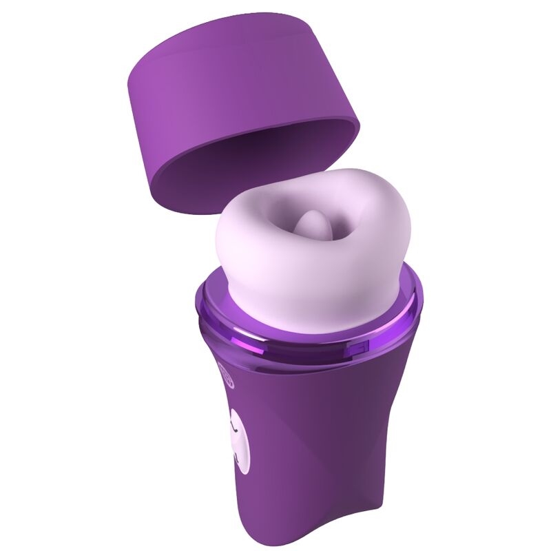 Alternative view of FANTASY FOR HER - LUSH KISS PLUSH PURPLE SUCTION  LICKING CLITORAL STIMULATOR