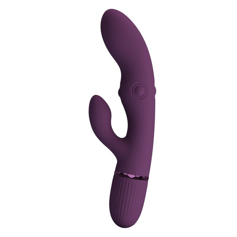Alternative view of PRETTY LOVE - ZACH RECHARGEABLE THRUSTING RABBIT VIBRATOR 5+5 FUNCTIONS