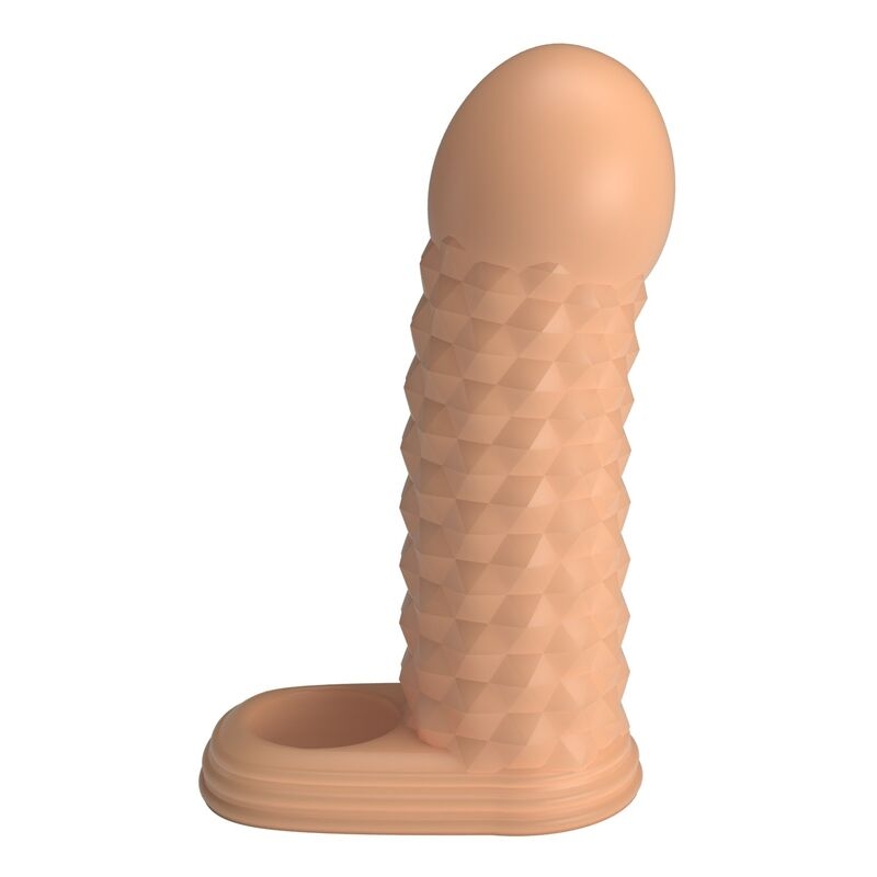 Alternative view of PRETTY LOVE - WOLFRAM PENIS EXTENSION SLEEVE 11.5 CM Ø 3.8 CM NATURAL