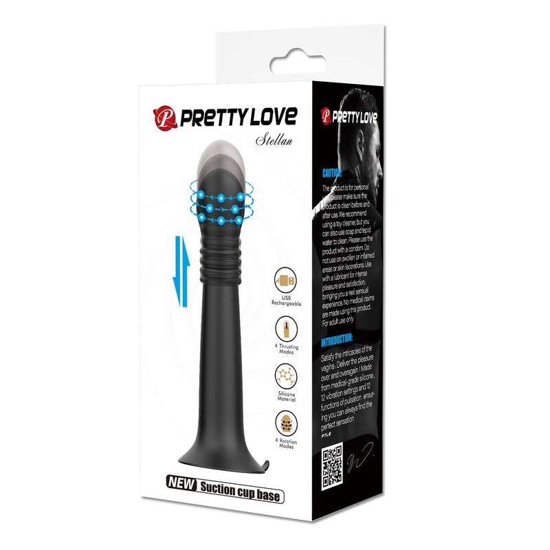 Alternative view of PRETTY LOVE - STELLA USB RECHARGEABLE ROTATING AND THRUSTING MASSAGER