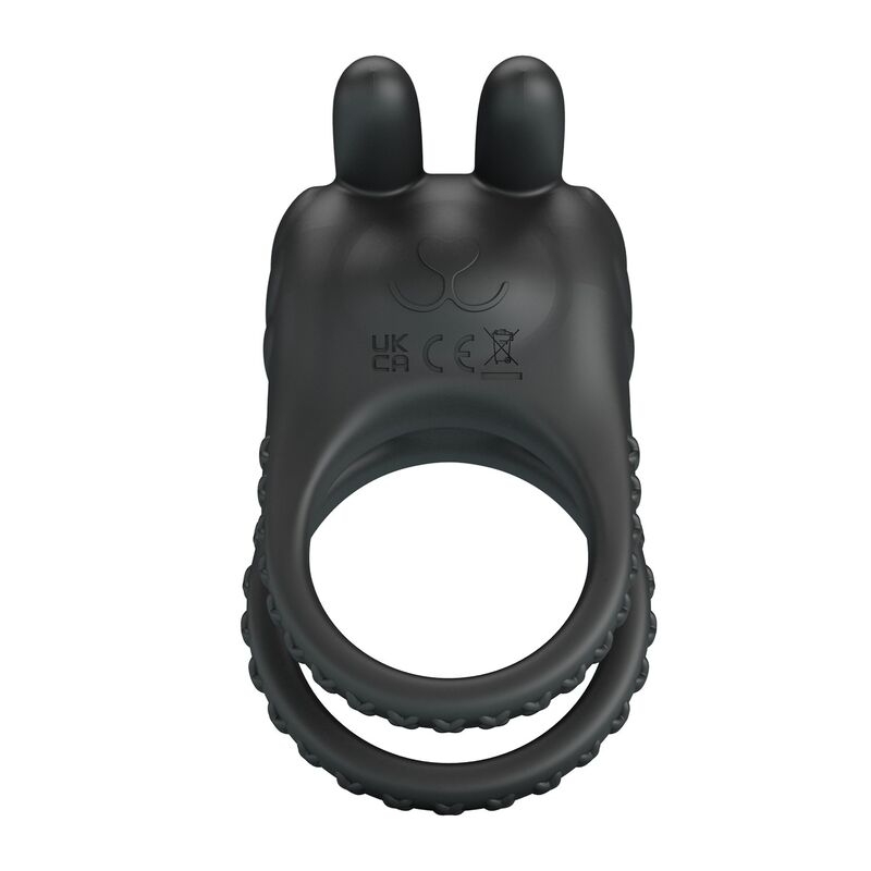 Alternative view of PRETTY LOVE - SINI RECHARGEABLE VIBRATING COCK RING 10 FUNCTIONS BLACK