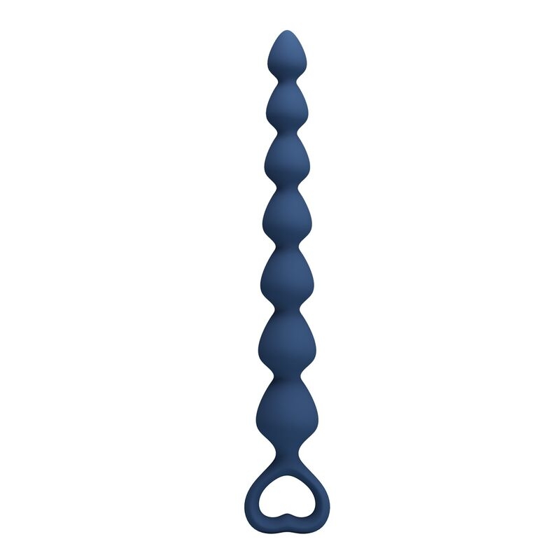 Alternative view of MR PLAY - BLUE SILICONE ANAL BEADS  ANAL PLUG 26.7 CM