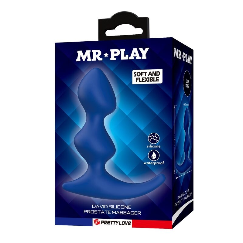 Alternative view of MR PLAY - ERGONOMIC BLUE ANAL PLUG