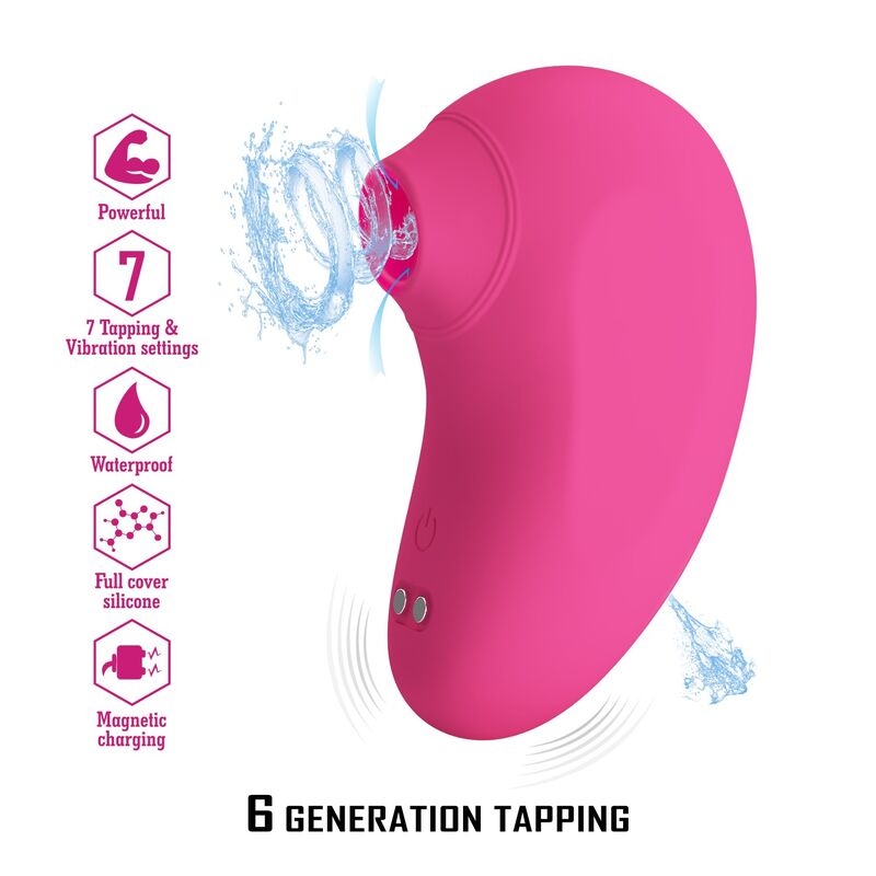 PRETTY LOVE - ARILA RECHARGEABLE CLITORAL SUCTION STIMULATOR WITH VIBRATION PINK