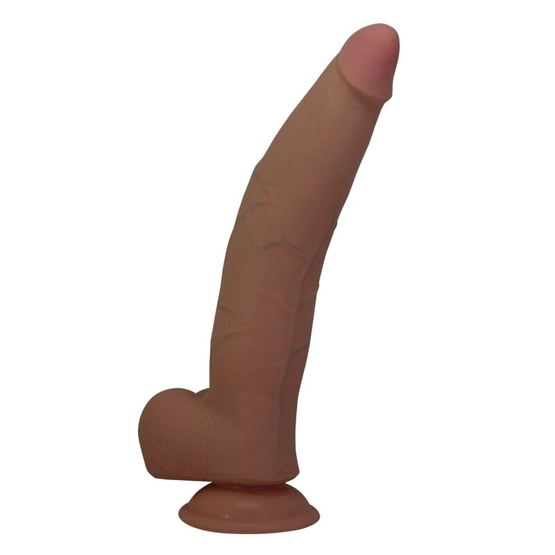 Alternative view of PRETTY LOVE - CUTHBERT REALISTIC FLEXIBLE DILDO 20 CM Ø 5 CM TPE BROWN