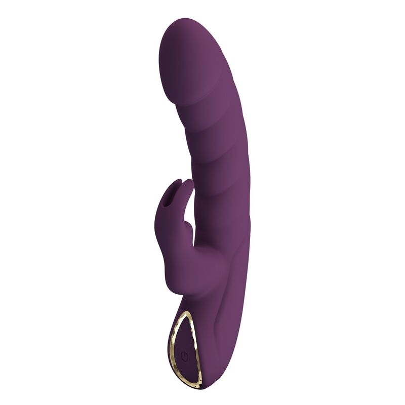 Alternative view of PRETTY LOVE - HARPER RECHARGEABLE RABBIT VIBRATOR 10 FUNCTIONS PURPLE
