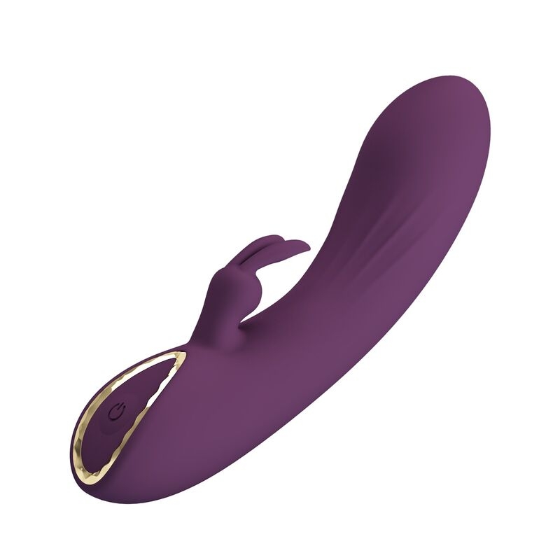 Alternative view of PRETTY LOVE - LANDYN RECHARGEABLE RABBIT VIBRATOR 10 FUNCTIONS PURPLE