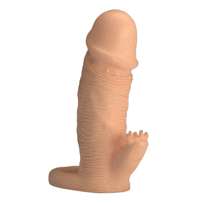 Alternative view of PRETTY LOVE - RODERIC PENIS EXTENSION SLEEVE 13 CM Ø 3.8 CM NATURAL