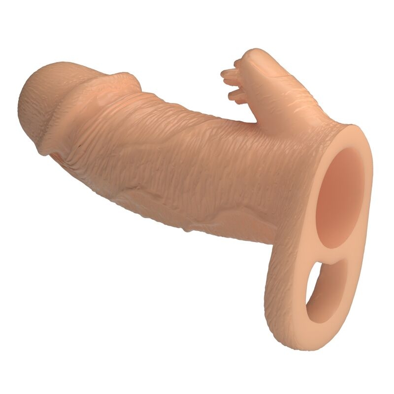 PRETTY LOVE - RODERIC PENIS EXTENSION SLEEVE 13 CM Ø 3.8 CM NATURAL