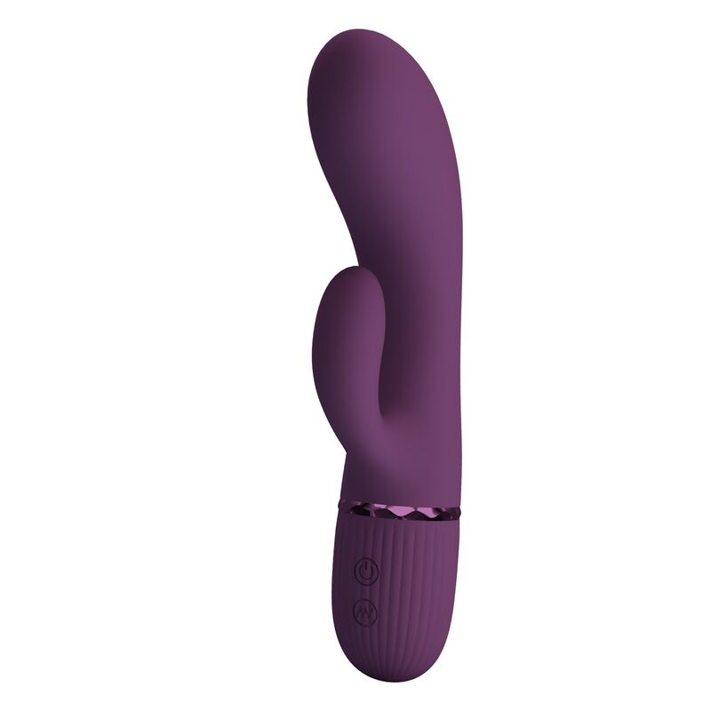 Alternative view of PRETTY LOVE - MARGIE RECHARGEABLE RABBIT VIBRATOR 10 FUNCTIONS PURPLE