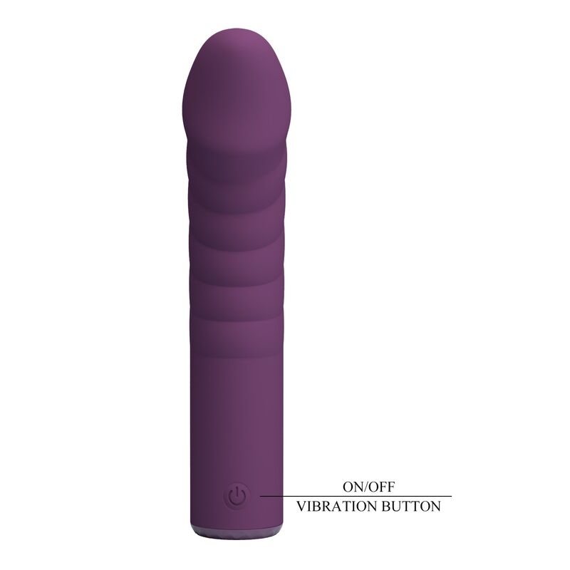PRETTY LOVE - RYLAND RECHARGEABLE VIBRATOR 10 FUNCTIONS PURPLE