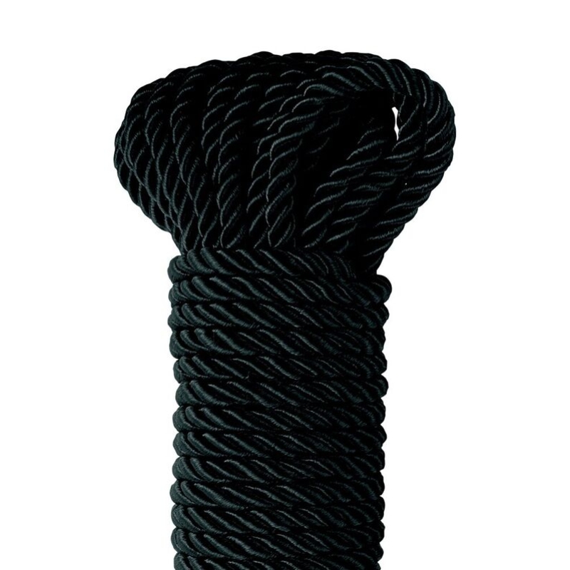 Alternative view of FETISH FANTASY SERIES - BLACK DELUXE SILK ROPE 9.75 M