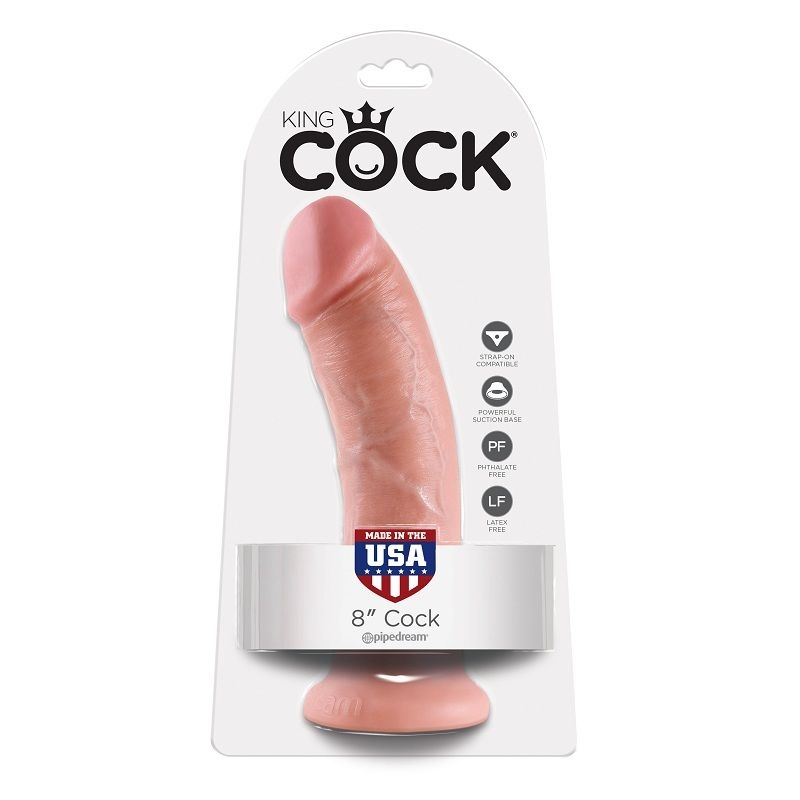 Alternative view of KING COCK - 8 DILDO FLESH 20.3 CM