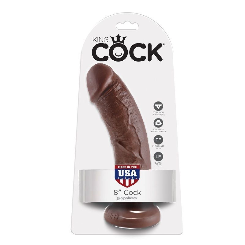 Alternative view of KING COCK - 8 DILDO BROWN 20.3 CM
