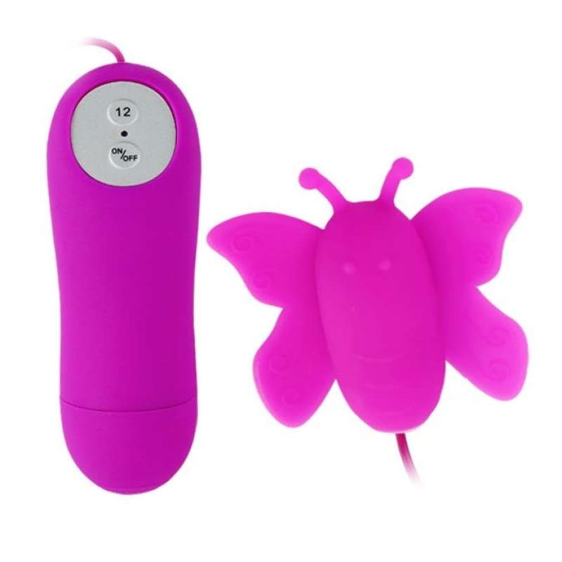 Alternative view of BAILE - LOVE EGGS BUTTERFLY CLITORIS STIMULATOR 12 SPEEDS LILAC REMOTE CONTROL