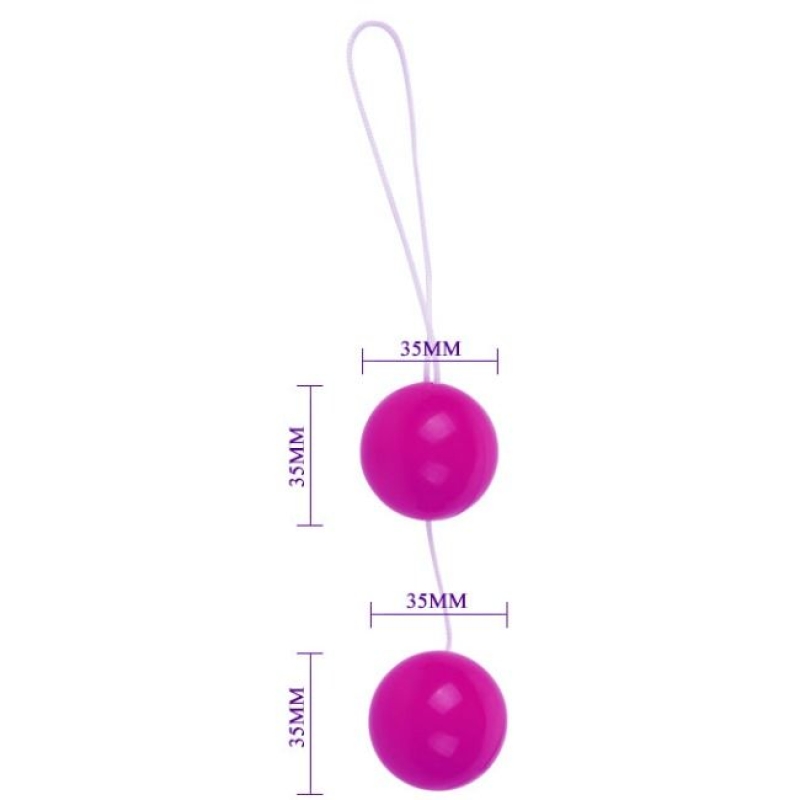 Alternative view of BAILE - TWINS BALLS LILAC CHINESE BALLS UNISEX