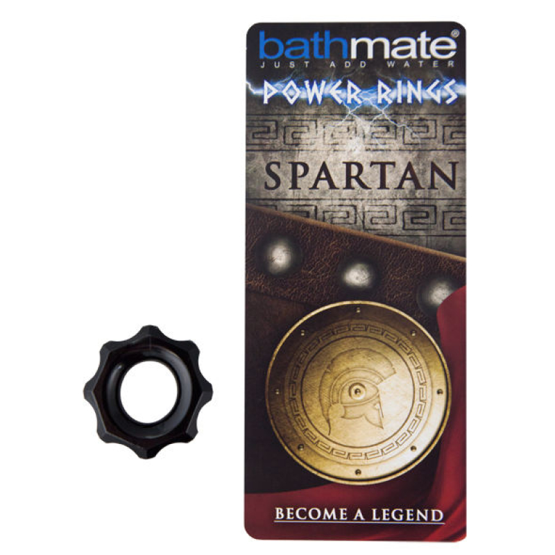 Alternative view of BATHMATE - SPARTAN BLACK PENIS RING