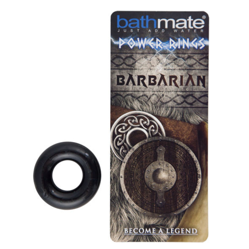 Alternative view of BATHMATE - BARBARIAN BLACK PENIS RING
