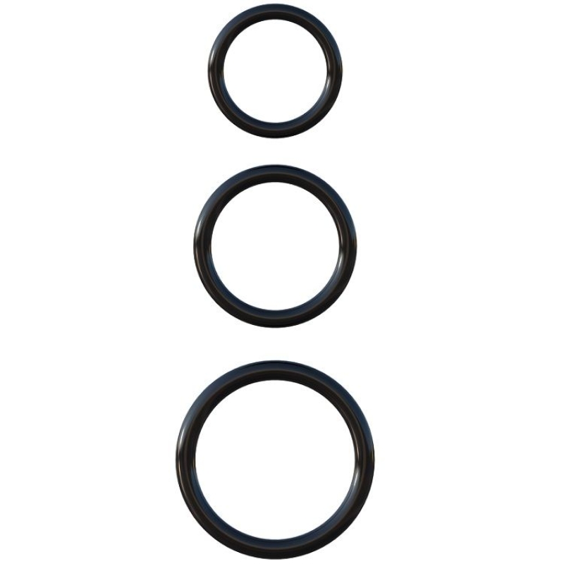 Alternative view of FANTASY C-RINGZ - SILICONE 3 RING STAMINA SET