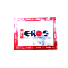 Single-use sachet labeled 'GROS' lubricant with a bright pink border on a white background.