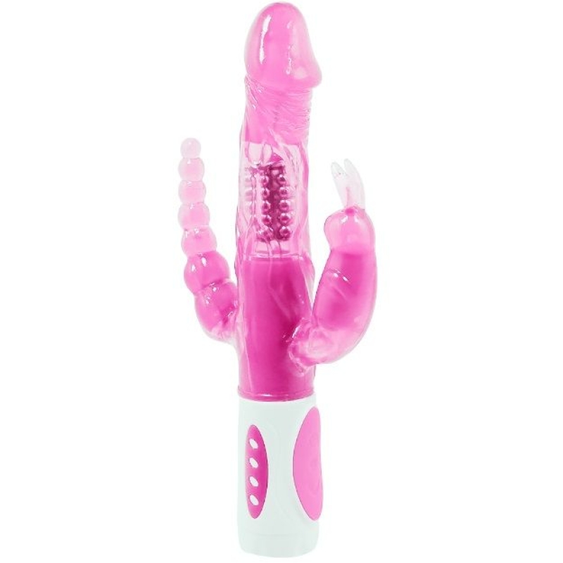 Alternative view of BAILE - PRETTY BUNNY TRIPLE VIBRATOR ROTATOR