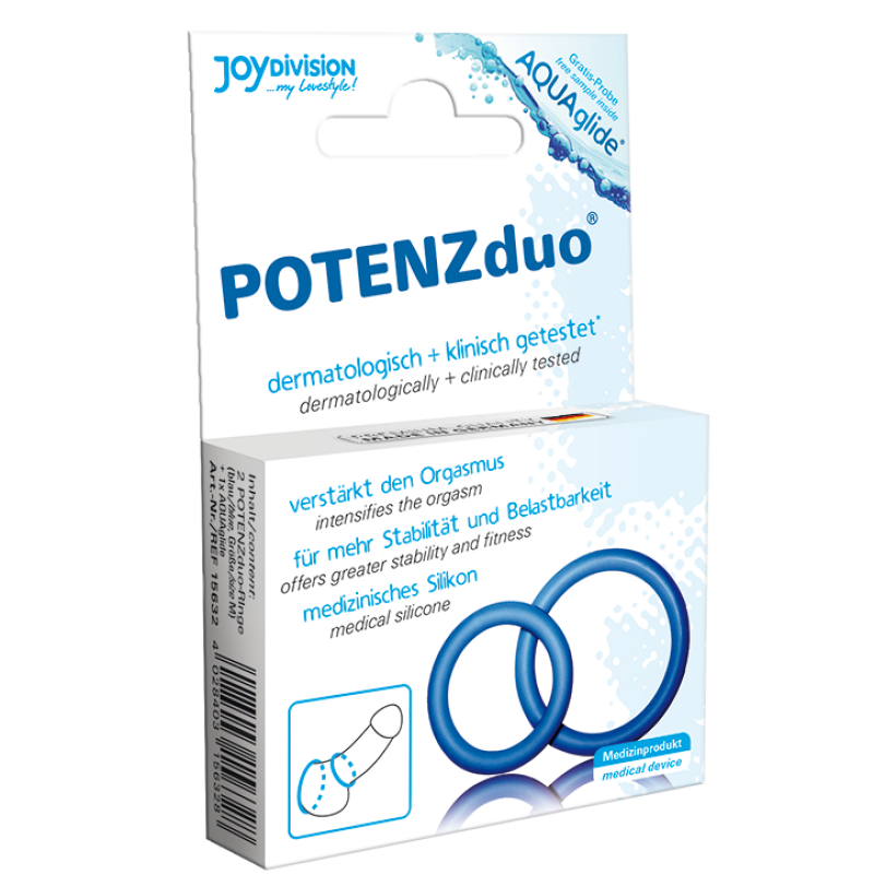 Alternative view of JOYDIVISION POTENZDUO - BLUE RINGS - M