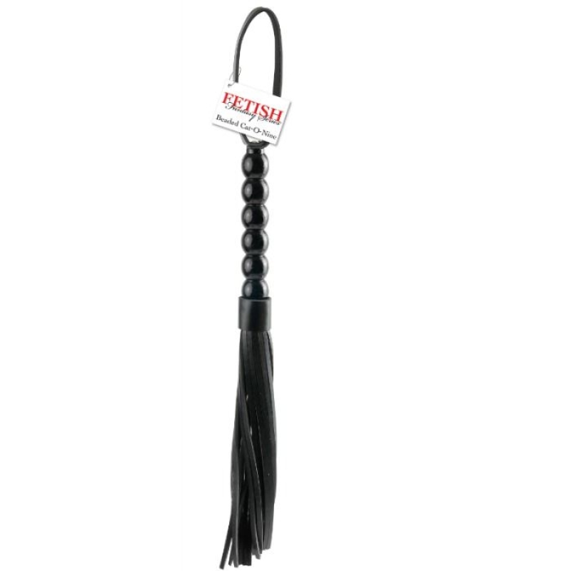 Alternative view of FETISH FANTASY SERIES - SERIES BEADED CAT-O-NINE TAILS