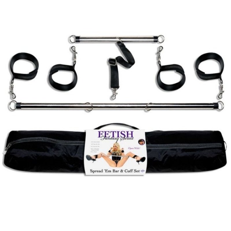 Alternative view of FETISH FANTASY SERIES - SERIES SPREAD EM BAR AND CUFF SET