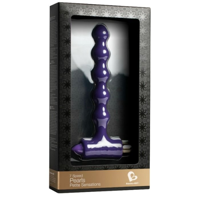 Alternative view of ROCKS-OFF - ANAL PLUG WITH VIBRATION AND RIVERLES PETITE SENSATIONS PEARLS