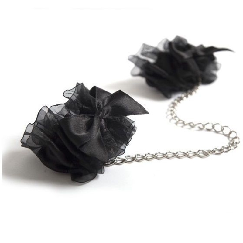 Alternative view of BIJOUX - INDISCRETS FROU FROU ORGANZA HANDCUFFS