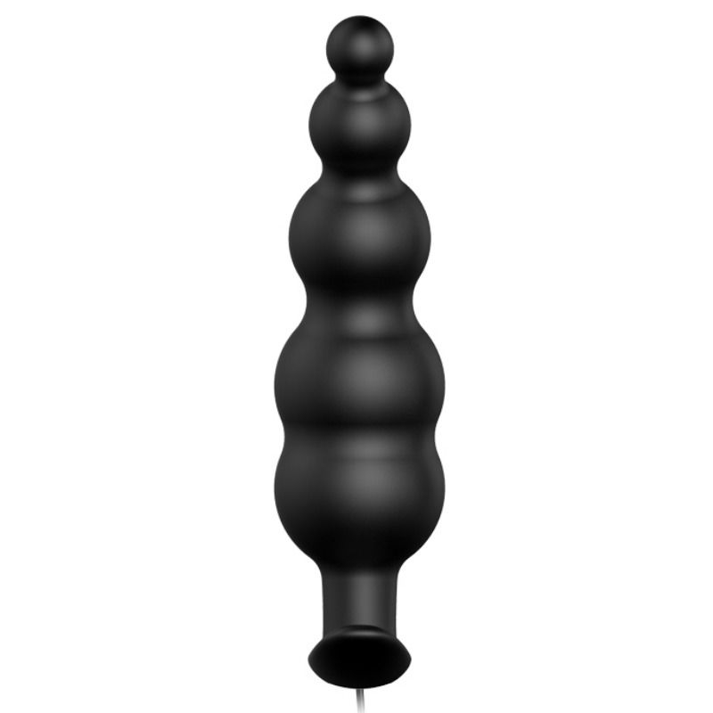 Alternative view of PRETTY LOVE - ANAL PLUG SILICONE EXTRA STIMULATION AND 12 VIBRATION MODES BLACK REMOTE CONTROL