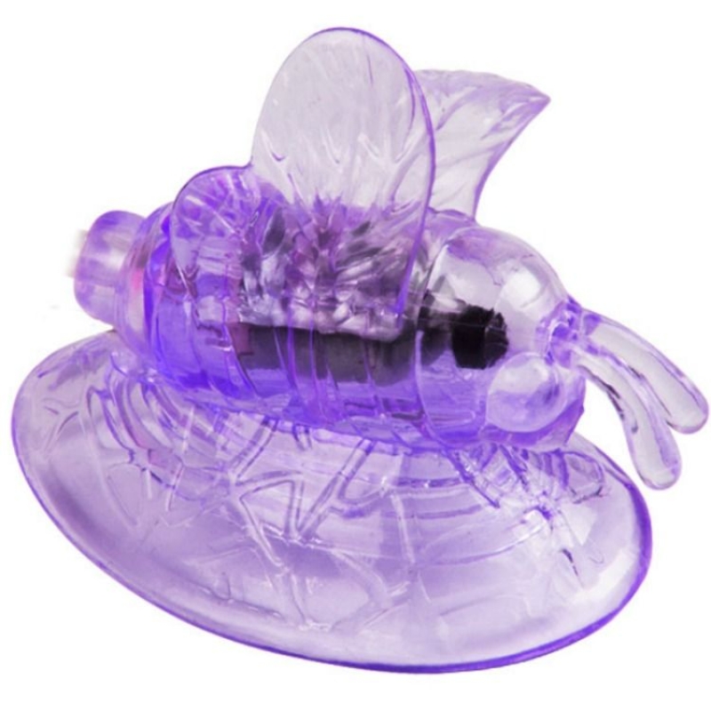 Alternative view of BAILE - LILAC CLITORIS STIMULATION VIBRATING BUTTERFLY